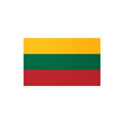 Autocollant drapeau lituanie rectangulaire pvc résistant