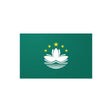 Autocollant drapeau macao rectangle pvc résistant