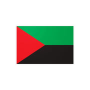 Autocollant drapeau martinique pvc forme rectangle résistant
