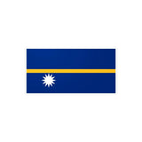 Autocollant drapeau nauru rectangle pvc résistant