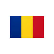 Autocollant drapeau roumanie pvc rectangle résistant