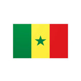 Autocollant drapeau sénégal en plusieurs tailles - pixelforma