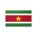 Autocollant drapeau suriname rectangle pvc résistant