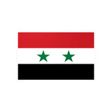 Autocollant drapeau syrie rectangulaire pvc résistant