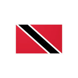 Autocollant drapeau trinité-et-tobago pvc forme rectangle