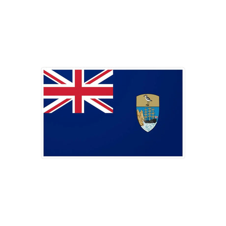Autocollant drapeau tristan da cunha rectangulaire déco