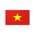 Autocollant drapeau viêt nam rectangle pvc résistant