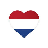 Autocollant en coeur Drapeau des Pays-Bas en plusieurs tailles - Pixelforma