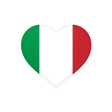 Autocollant italie cœur pvc résistant personnalisation facile