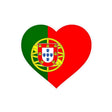 Autocollant portugal cœur pvc résistant personnalisation