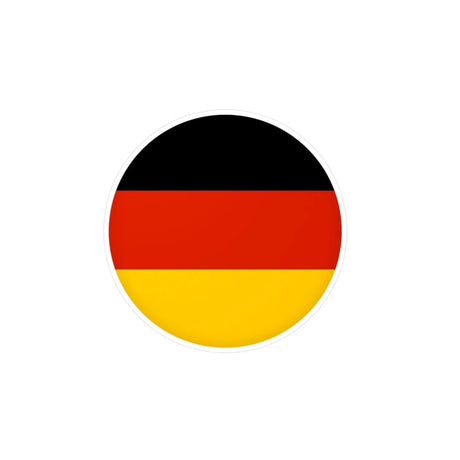 Autocollant rond drapeau allemagne en plusieurs tailles - pixelforma