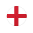 Autocollant rond drapeau angleterre pvc résistant