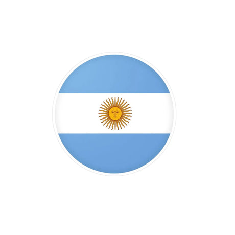 Autocollant rond drapeau argentine en plusieurs tailles - pixelforma