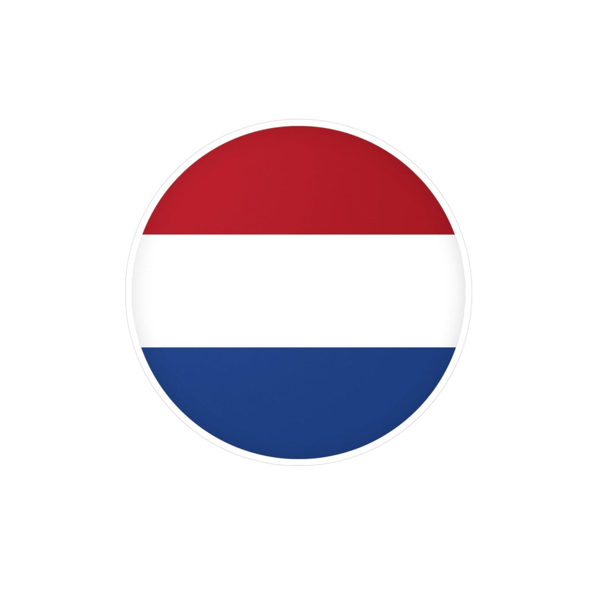 Autocollant rond Drapeau des Pays-Bas en plusieurs tailles - Pixelforma 