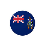 Autocollant rond drapeau géorgie du sud-et-les îles sandwich