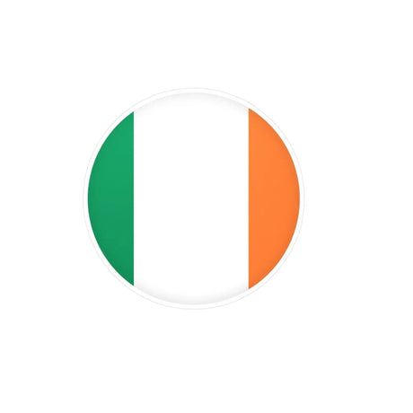 Autocollant rond drapeau irlande en plusieurs tailles - pixelforma