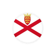 Autocollant rond drapeau jersey en pvc résistant