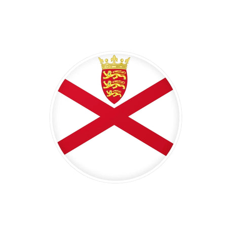 Autocollant rond drapeau jersey en pvc résistant