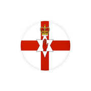 Autocollant rond irlande du nord pvc résistant décoratif