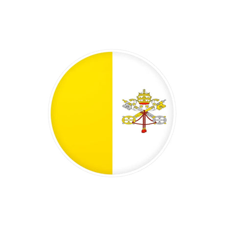 Autocollant rond vatican en pvc résistant à personnaliser