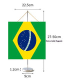 Fanion Table Drapeau Brésil en Polyester