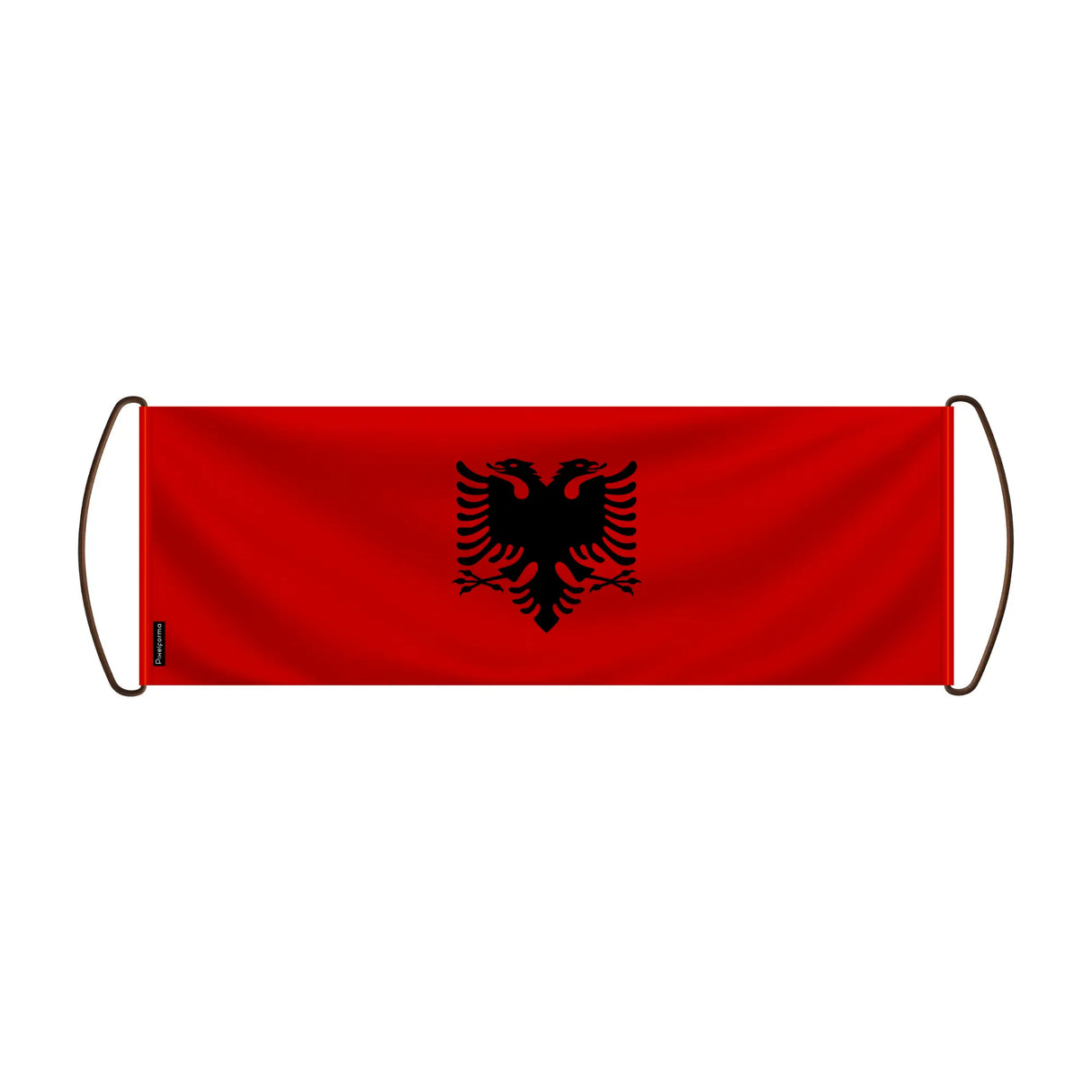 Bannière de défilement albanie en polyester pour événements