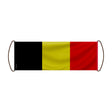 Bannière de défilement belgique en polyester à main