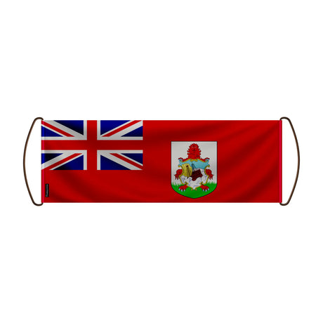 Bannière de défilement bermudes en polyester à main