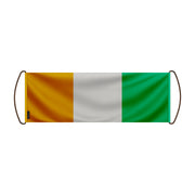 Bannière de défilement côte d’ivoire en polyester solide
