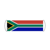 Bannière de défilement drapeau afrique du sud en polyester - pixelforma