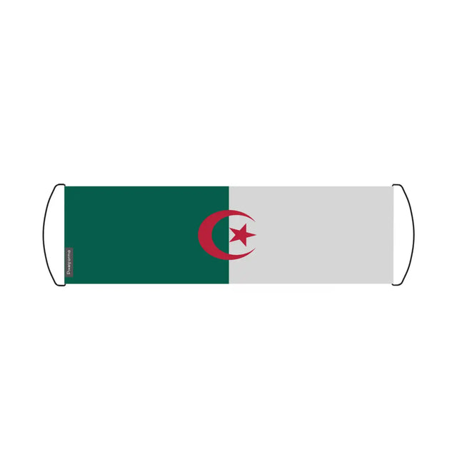 Bannière de défilement Drapeau Algérie en Polyester - Pixelforma 