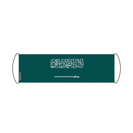 Bannière de défilement drapeau arabie saoudite en polyester - pixelforma