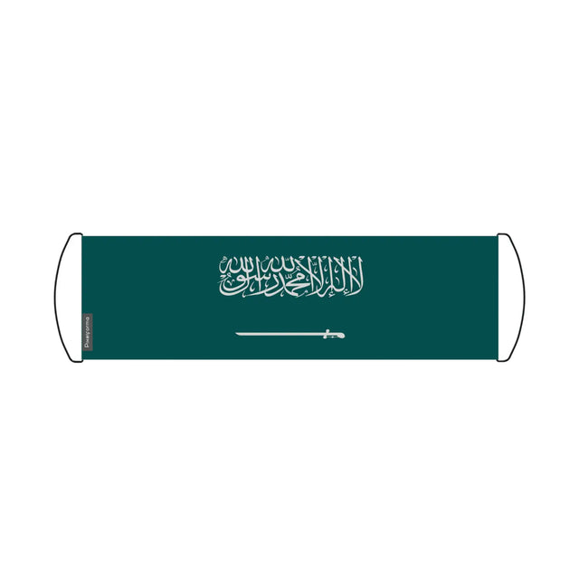 Bannière de défilement drapeau arabie saoudite en polyester - pixelforma