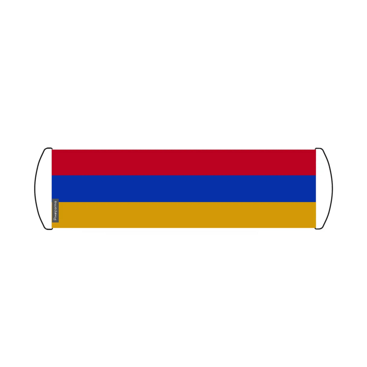 Bannière de défilement drapeau arménie en polyester - pixelforma