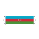 Bannière de défilement Drapeau Azerbaïdjan en Polyester - Pixelforma 