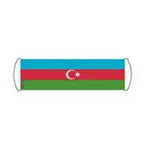 Bannière de défilement drapeau azerbaïdjan en polyester - pixelforma