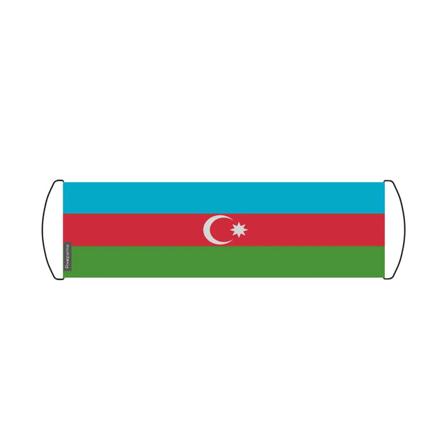 Bannière de défilement drapeau azerbaïdjan en polyester - pixelforma