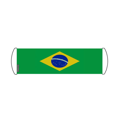 Bannière de défilement drapeau brésil en polyester - pixelforma