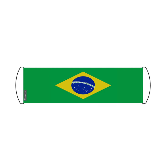 Bannière de défilement drapeau brésil en polyester - pixelforma