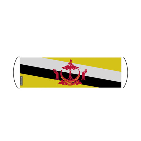 Bannière de défilement drapeau brunei en polyester - pixelforma