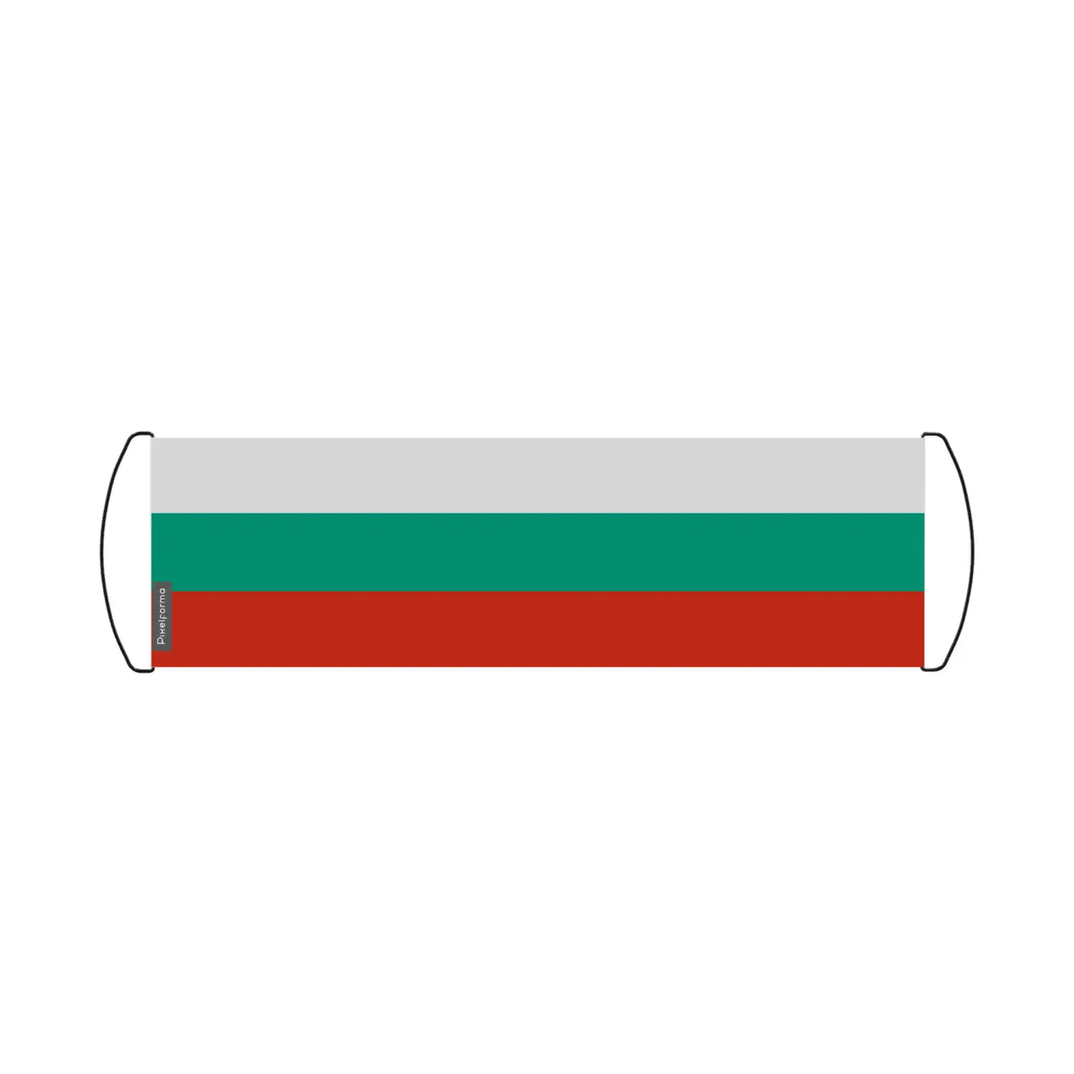 Bannière de défilement drapeau bulgarie en polyester - pixelforma