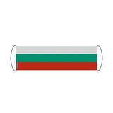 Bannière de défilement drapeau bulgarie en polyester - pixelforma