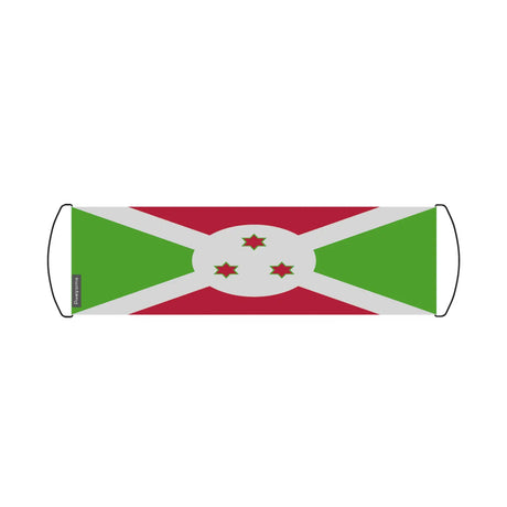 Bannière de défilement drapeau burundi en polyester - pixelforma