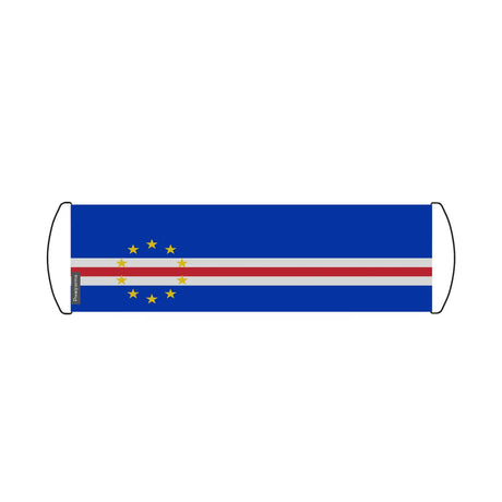Bannière de défilement drapeau cap-vert en polyester - pixelforma