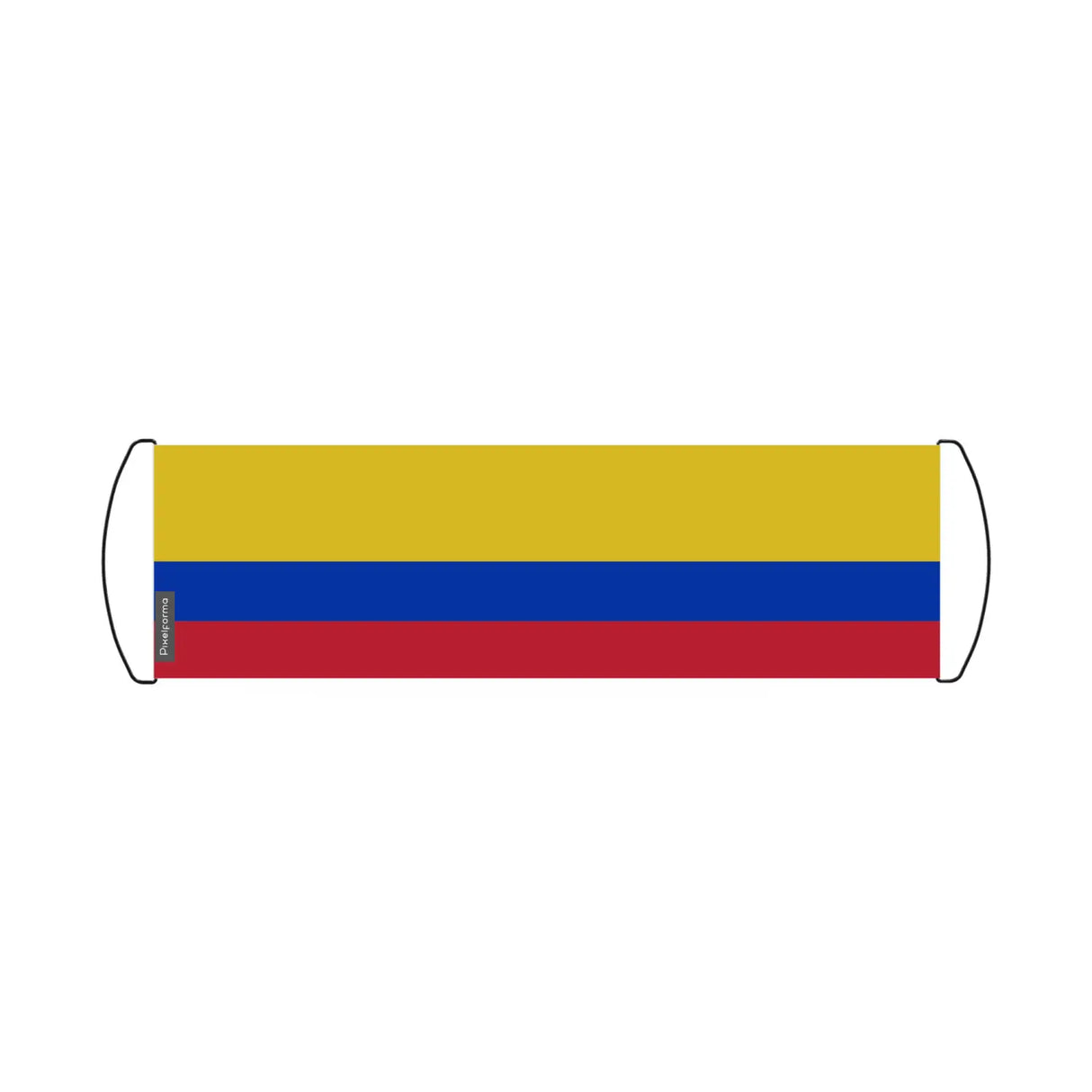 Bannière de défilement drapeau colombie en polyester - pixelforma