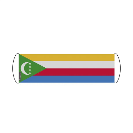 Bannière de défilement drapeau comores en polyester - pixelforma