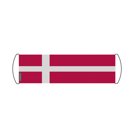 Bannière de défilement drapeau danemark en polyester - pixelforma