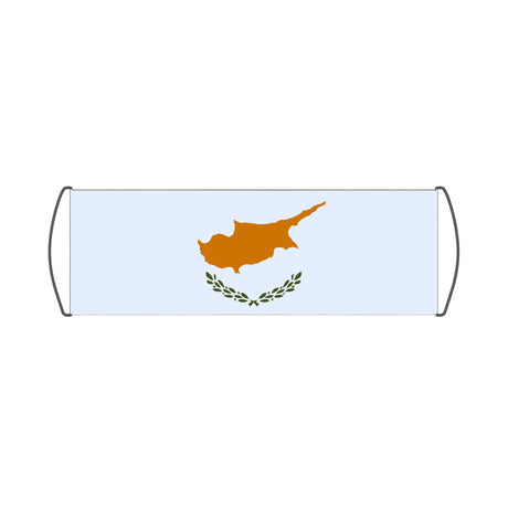 Bannière de défilement Drapeau de Chypre - Pixelforma