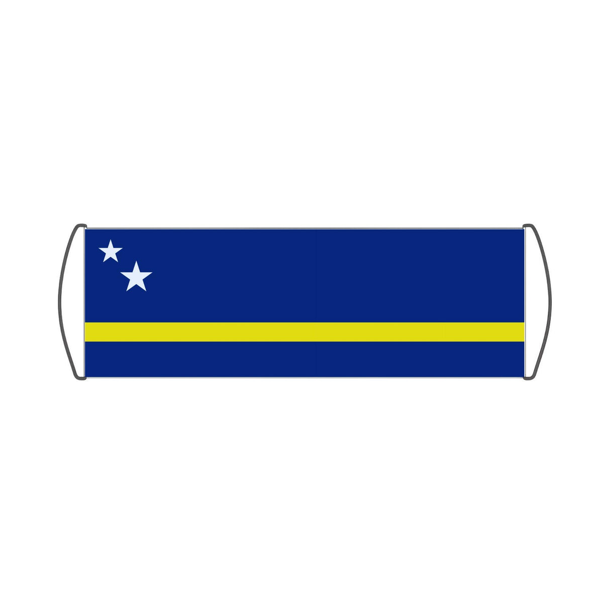 Bannière de défilement Drapeau de Curaçao - Pixelforma