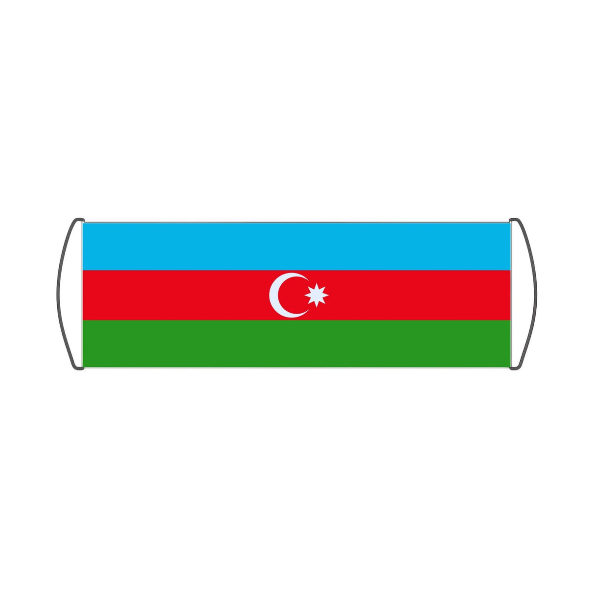 Bannière de défilement Drapeau de l'Azerbaïdjan - Pixelforma